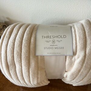 Threshold Studio McGee Ivory Knit Throw